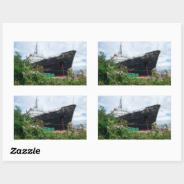 The Abandoned TSS Duke of Lancaster Ship Rechthoekige Sticker