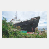 The Abandoned TSS Duke of Lancaster Ship Rechthoekige Sticker (Voorkant)