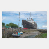 The Abandoned TSS Duke of Lancaster Ship Rechthoekige Sticker (Voorkant)