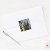 The Abduction of Helen, c.1626-31 Vierkante Sticker (Envelop)