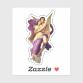 The abduction of Psyche Bouguereau angel Sticker (Vel)