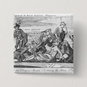 The Able Doctor of America die slikt Vierkante Button 5,1 Cm