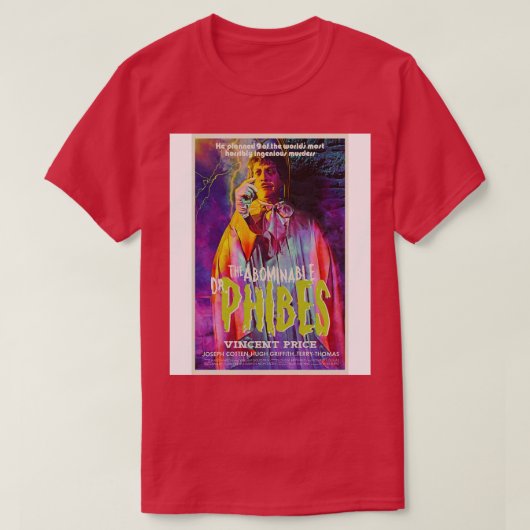 The Abominable Dr Phibes T-shirt (Design voorkant)