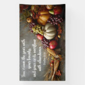 The Abundance of Psalm 65:11 Spandoek (Verticaal)