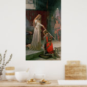 The Accolade by Edmund Blair Leighton, c. 1901 Poster (Keuken)