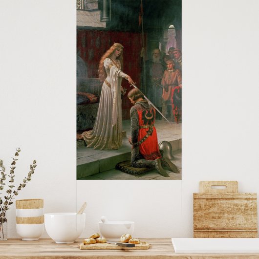 The Accolade by Edmund Blair Leighton, c. 1901 Poster (Keuken)