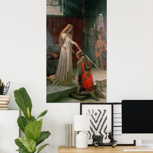 The Accolade by Edmund Blair Leighton, c. 1901 Poster (Thuiskantoor)