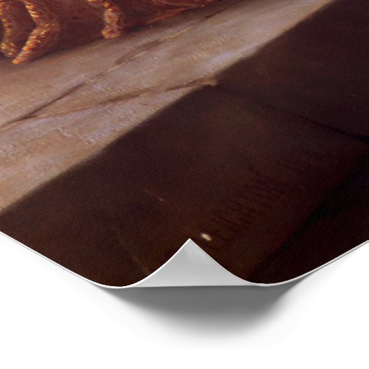 The Accolade - Middeleeuwse Ridder en Lady Art Pri Poster (Hoek)