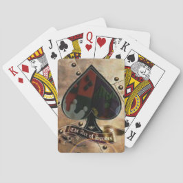 The Ace of spades Pokerkaarten