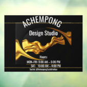 The Achempong Signature Collection: Liquid Gold St Raamsticker (Vel 3)