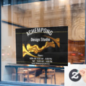 The Achempong Signature Collection: Liquid Gold St Raamsticker (Cafe Raam)