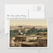 The Acropolis, Baalbek, Heilig Land (d.w.z. Ba'lab Briefkaart (Voorkant / Achterkant)