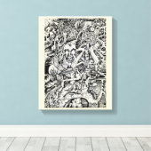 The Adept, door Brian Benson Canvas Afdruk (Insitu (Houten vloer))