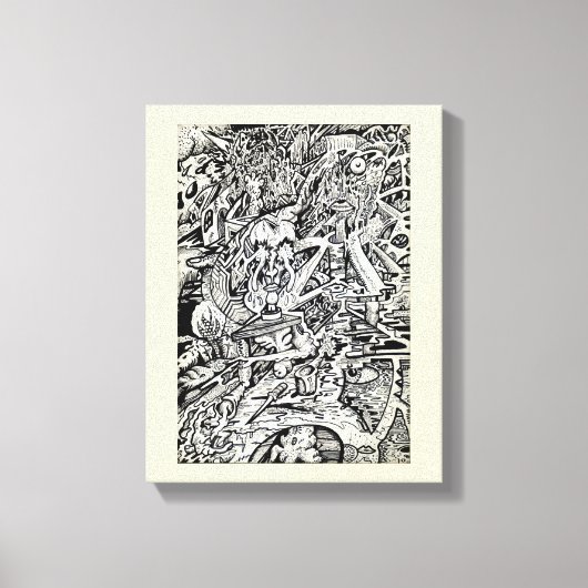 The Adept, door Brian Benson Canvas Afdruk (Voorkant)