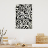 The Adept, door Brian Benson Poster (Keuken)