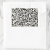 The Adept, door Brian Benson Rechthoekige Sticker (Tas)