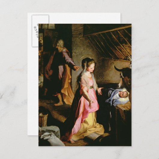 The Adoration of the Child, 1597 Briefkaart (Voorkant / Achterkant)