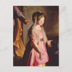 The Adoration of the Child, 1597 Briefkaart
