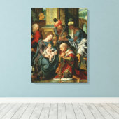 The Adoration of the Magi, 1530 Canvas Afdruk (Insitu (Houten vloer))