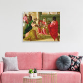 The Adoration of the Magi, 1567-70 Canvas Afdruk (Insitu (Woonkamer))