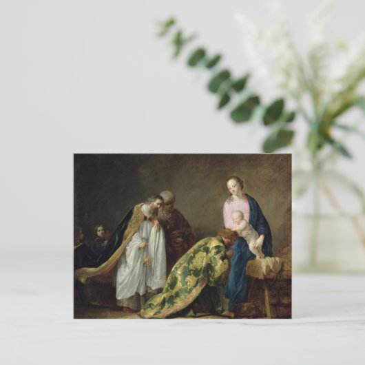 The Adoration of the Magi, 1638 Briefkaart (Staand voorkant)