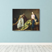 The Adoration of the Magi, 1638 Canvas Afdruk (Insitu (Houten vloer))