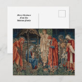 The Adoration of the Magi by Edward Burne-Jones Briefkaart (Voorkant / Achterkant)