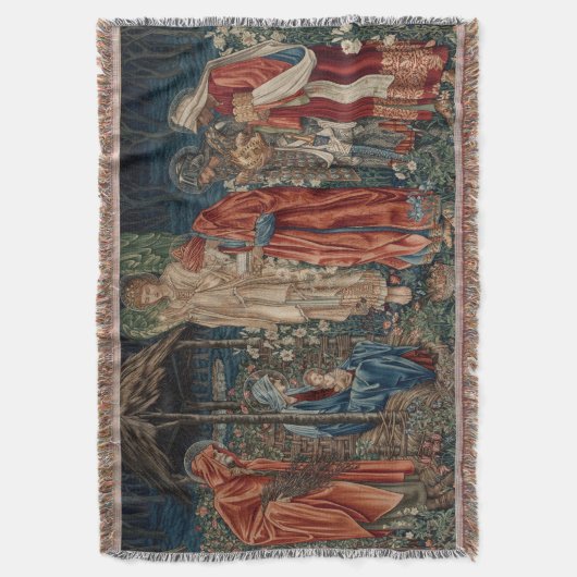 The Adoration of the Magi by Edward Burne-Jones Deken (Voorkant Verticaal)