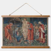 The Adoration of the Magi by Edward Burne-Jones Hangend Wandkleed (Voorkant)
