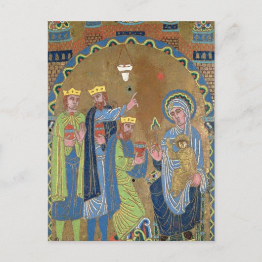 The Adoration of the Magi, c.1189 Briefkaart (Voorkant)