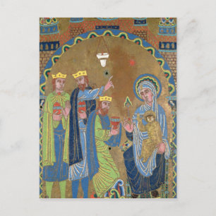 The Adoration of the Magi, c.1189 Briefkaart