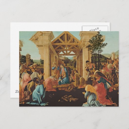 The Adoration of the Magi, c.1478-82 Briefkaart (Voorkant / Achterkant)