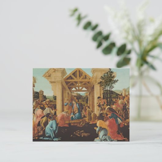 The Adoration of the Magi, c.1478-82 Briefkaart (Staand voorkant)