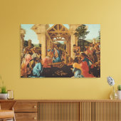 The Adoration of the Magi, c.1478-82 Canvas Afdruk (Insitu (Woonkamer))