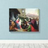 The Adoration of the Magi, c.1833-36 Canvas Afdruk (Insitu (Houten vloer))