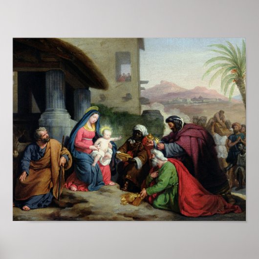 The Adoration of the Magi, c.1833-36 Poster (Voorkant)