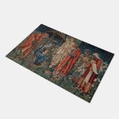 The Adoration of the Magi (door Edward Burne-Jones Deurmat (Schuin)