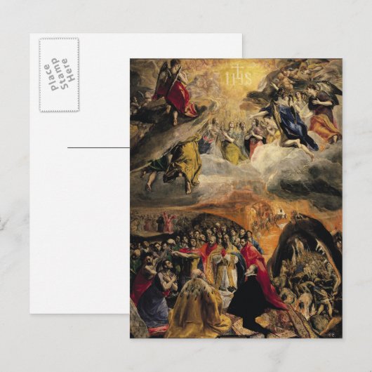 The Adoration of the Name of Jesus, c.1578 Briefkaart (Voorkant / Achterkant)