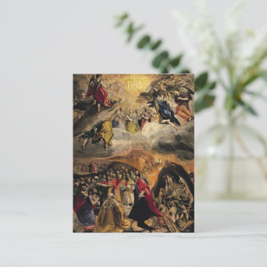 The Adoration of the Name of Jesus, c.1578 Briefkaart (Staand voorkant)