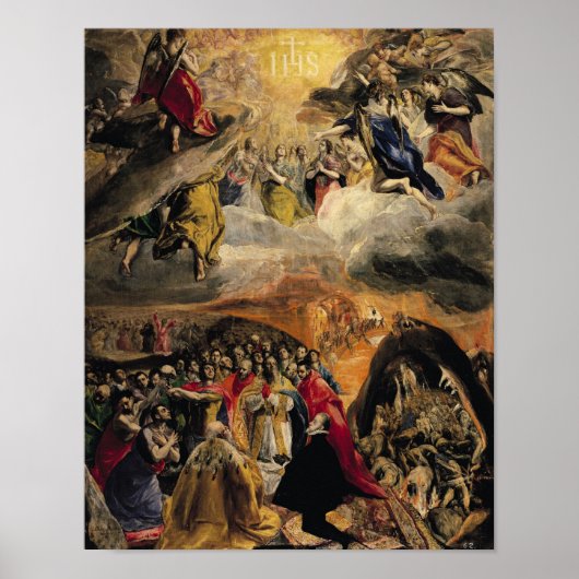 The Adoration of the Name of Jesus, c.1578 Poster (Voorkant)