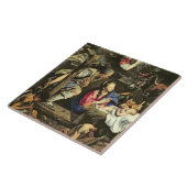 The Adoration of the Shepherds, 1612 (olie op canv Tegeltje (Zijkant)