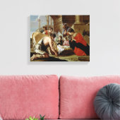 The Adoration of the Shepherds, c.1638 Canvas Afdruk (Insitu (Woonkamer))