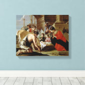 The Adoration of the Shepherds, c.1638 Canvas Afdruk (Insitu (Houten vloer))