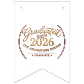 The Adventure Begins / Banderines decorativos Vlaggetjes (Tweede vlag)