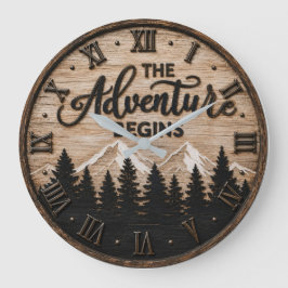 The Adventure Begins Rustic Mountain Cabin Grote Klok