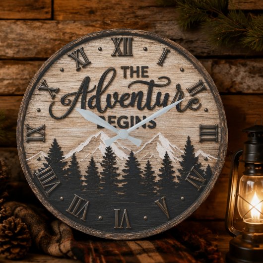 The Adventure Begins Rustic Mountain Cabin Grote Klok