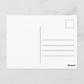 "The Adventure Begins" Rustiek Camping Briefkaart (Achterkant)