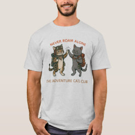 The Adventure Cats Club - High-Five Wandelmaatjes T-shirt