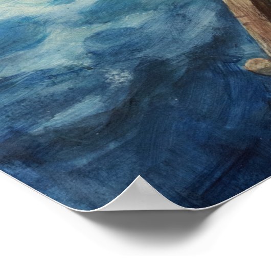 The Adventure of the Giant Squid by N.C. Wyeth Poster (Hoek)