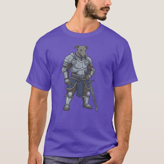 The adventure of the Greyhound gladiator dog T-shirt (Voorkant)